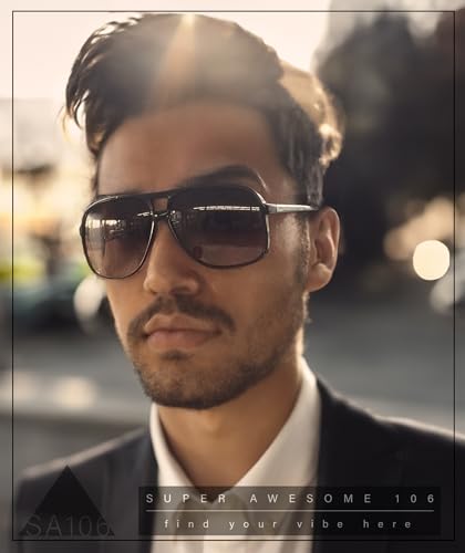 SA106 Oversize Large Thin Plastic Racer Mens Sport Sunglasses2