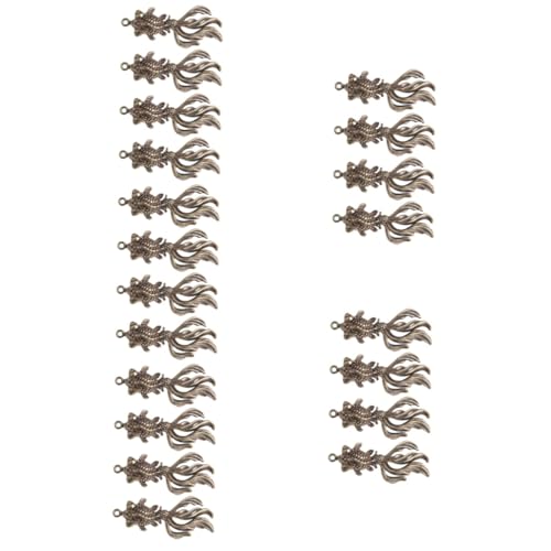 Pendentif porte-clés en laiton massif style poisson vintage pour une décoration raffinée