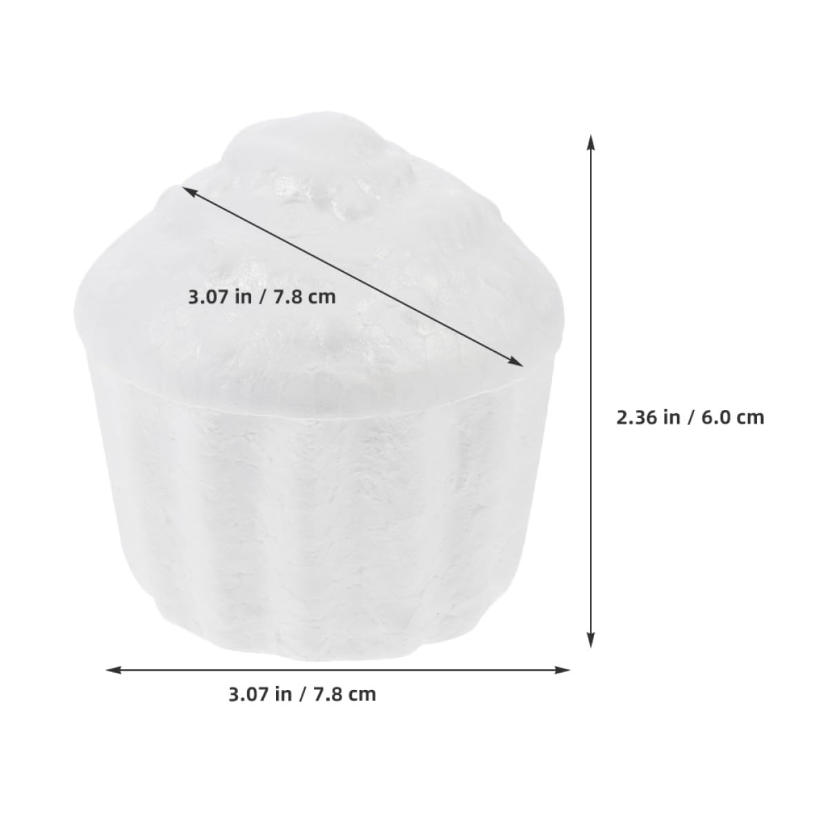BESTonZON Lot de 5 Modèles de Gâteau en Mousse Blanche 78 CM Réutilisables et Compacts Accessoires pour Décoration et Entraînement Cake Design DIY pour Peinture et Artisanat Créatif