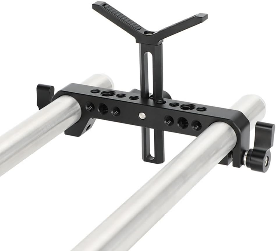 Extended Adjustable Lens Support Bracket Shoulder Rig Kit for Photography