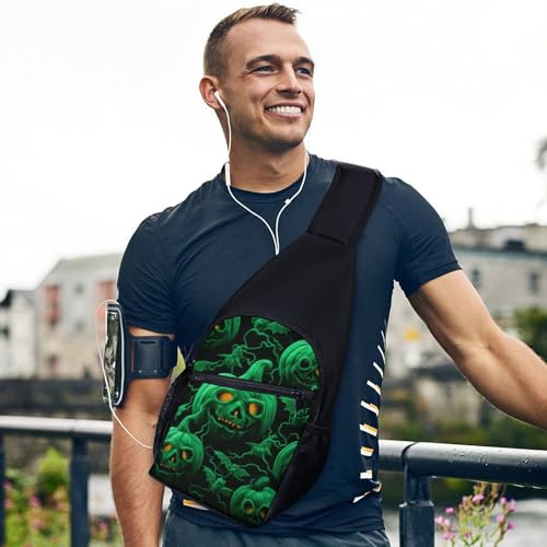 Mochila bandolera ligera para senderismo y viaje miniatura 3