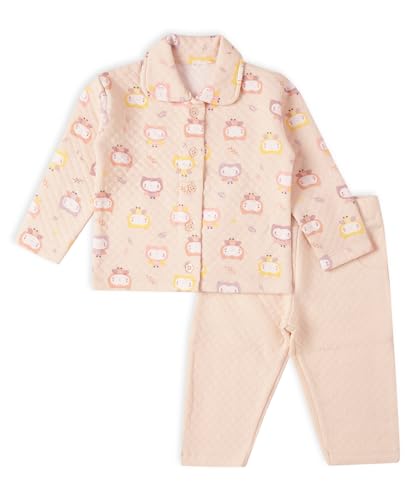 Image of Mi Arcus Kids Cream Frosty`z Full Sleeves Tweet Quiltedleeves & Pyjama Set