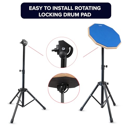 Image of Kadence Portable Practice Pad with Adjustable Stand - Perfect for beginners
