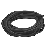 sourcing map Split Wire Loom Tubing 3/4"(20mm) ID 50FT(15m) Wire Loom Tubing Heat & Cold Resistant -40F to 257F Plastic Flexible Conduit Cord Protector for Electrical Wires Cable, Black