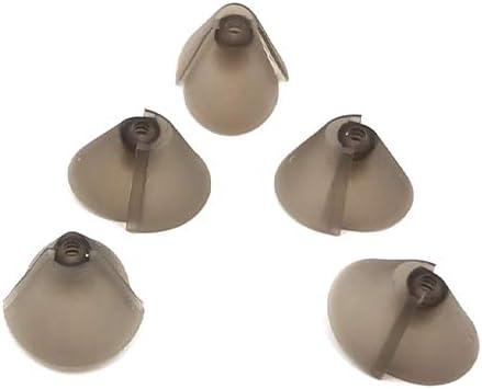 GN Resound Sure Fit Hearing Aid Standard Receiver Tulip Domes Dark Gray Split Ear Rub Piece Comfortable BTE Hearing Amplifier PSAP Kit Ear Tips Invisible, Perfect for Open Air (Open fit) (10 pcs) : Health & Household
