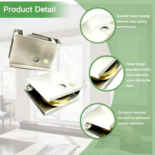 Ninayu 4-Pack 0C5Y00P0 Sliding Patio Door Rollers by Ninayu - Used condition - Image 2
