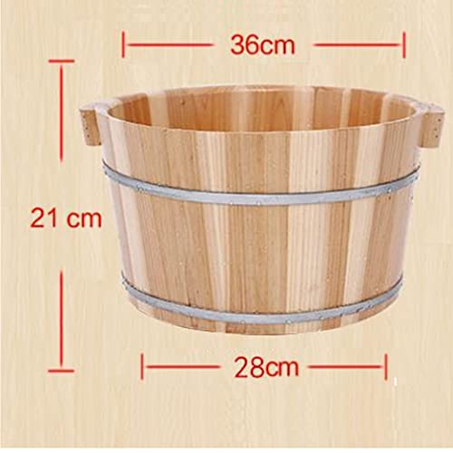 Barril de Spa para Pies de Madera Maciza con Áreas Acupresoras miniatura 2