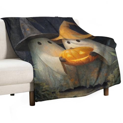 Couverture anti-boulochage fantômes mignons et durable pour lit - 2