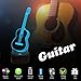 FULLOSUN 3D Night Light Guitar Gifts for Music Lover, 3D Illusion Lamp with Remote Control &16 Colors Changing Amazing Idea Choice for Musical Instrument Shop Home Party Supply Decoration Xmas