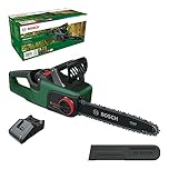 Bosch Home and Garden Bosch Akku-Kettensäge AdvancedChain 36V-35-40 (zum Schneiden durch härtestes Hartholz; 36-Volt-System; Kettengeschwindigkeit: 14 m/s; 1 x 2,0-Ah-Akku und Ladegerät)