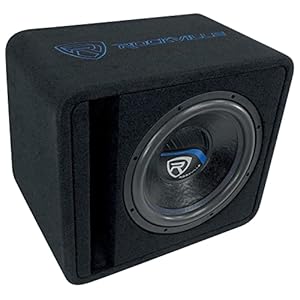 Rockville VS12K51 12″ K5 1400w Car Subwoofer in Vented Sub Enclosure Box – 1 Ohm