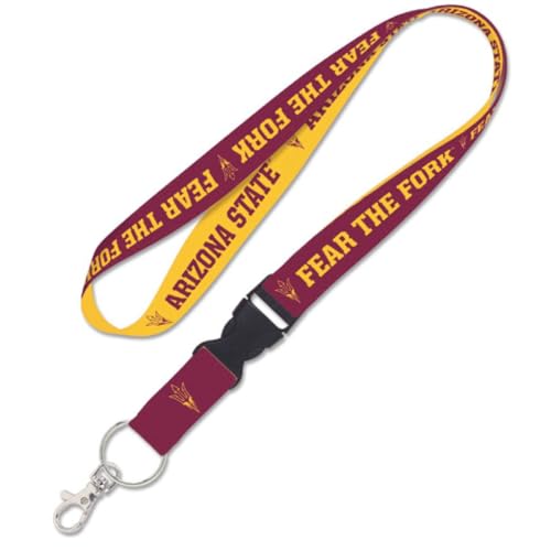 Arizona State University ASU Sun Devils Lanyard 1-Inch With Detachable Buckle