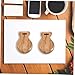 BESPORTBLE 2pcs Musical Castanets for Natural Wood Finger Clappers for Home Play and Dance Inspires Creativity with Safe Material Bright Colors for Engagement