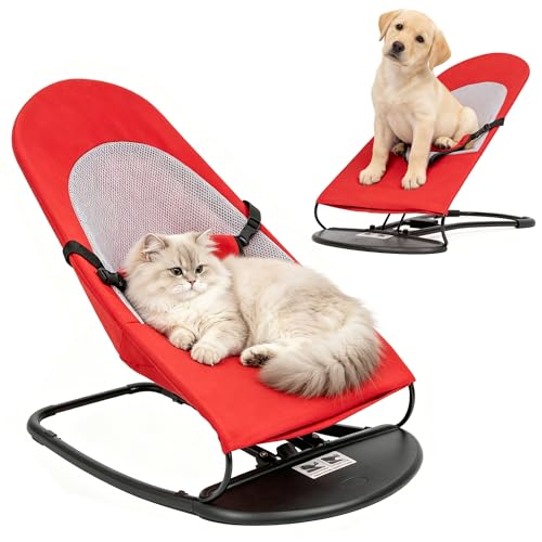Peakora Cat Dog Rocking Chair Pet Rocking Chair for Small Dogs & Cats