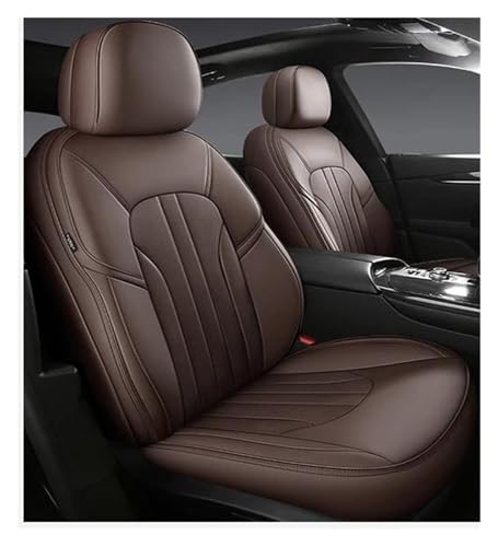 Housses de siège auto Mazda CX5 protection cuir complet café