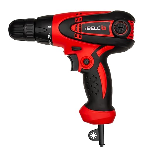 Image of IBELL Electric Screwdriver SD10-85 /86, 280W, Copper Armature, Chuck 10mm, 750RPM, Torque 19+1 Drill Moden (Red-Black)