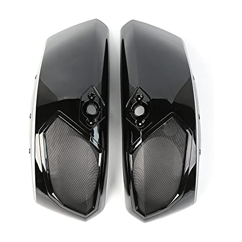 Aoicils 6x9 Saddlebag Audio Speaker Lids w/Grills Fit for Victory Cross Country Road Cover