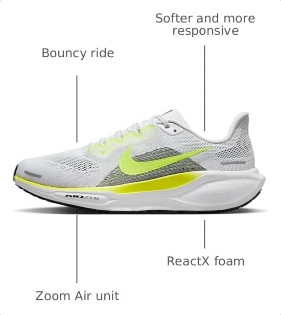 Image of Men's Pegasus 41 (104 - White /Volt-Black)