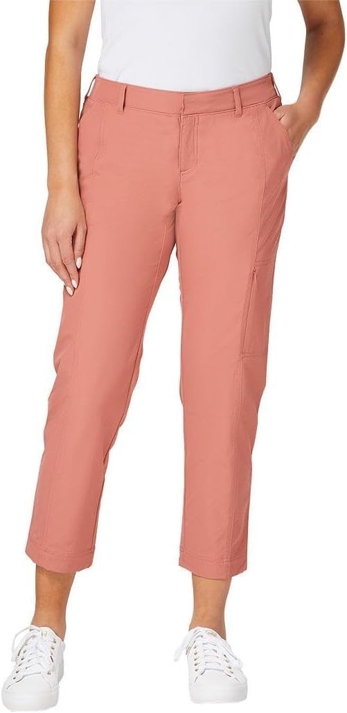 KIRKLAND Signature Womens Hiking Pants - Travel Pants Women (Pink, 16)