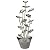 Water Fountain - Nearly 4 Foot Tall Rain Forest Leaves Garden Decor Metal Fountain - Outdoor Water Feature,Silver