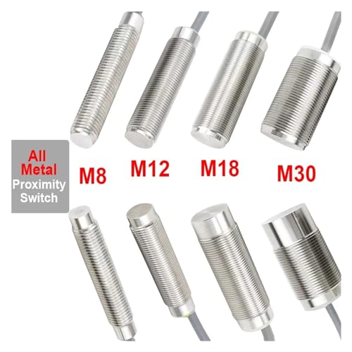 Sensor M8 inductivo PNP NC blindado metálico para solucionar fallos de lectura en PLC 3