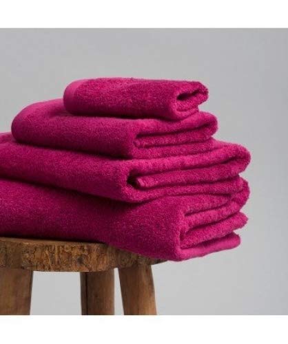 10XDIEZ Serviette Coton 550 GR/m2 Framboise | (Serviettes 30x50 cm - Rose) Cover