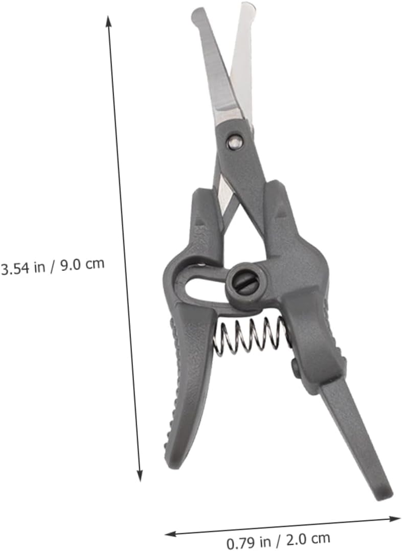 4pcs Facial Hair Remover Scissors Round Head Nose Hair Scissors for Women Men for Makeup Grooming
