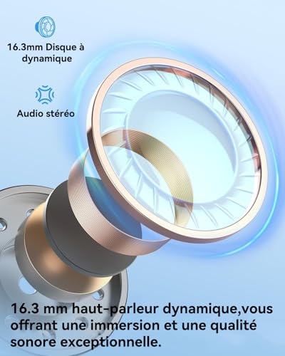 Casque conduction osseuse oreille libre pour nager en toute sécurité