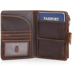 Dark Brown with Zipper Pocket