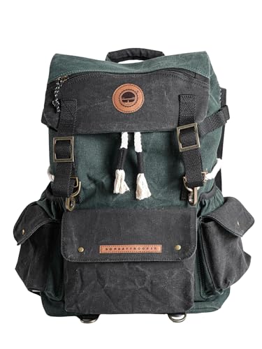 Image of Bombay Trooper Terra Nova Explorer Victor Backpack | Upcycled Canvas Backpack | Laptop Backpack | Travel Backpack