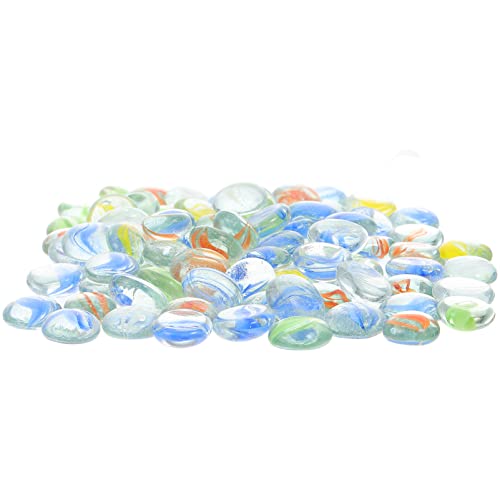 BESPORTBLE Decoración De Acuarios Piedras De Vidrio Coloreado Grava Luminosa Resistente y Ecológica