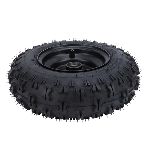 4.10-6 Vorderreifen und Felge und 12-mm-Rad 4.10x6 410-6 Tubeless-Reifen für ATV Quad Mini Bike Scooter Rasenmäher 4-Rad Drift Trike Schneefräse