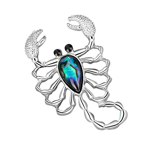 Emorias 1 Pcs Broche de Ropa Escorpion Hombre Decoracion Mujer Fiesta Vestido Pin Bisuteria Aleación Joyería Accesorios
