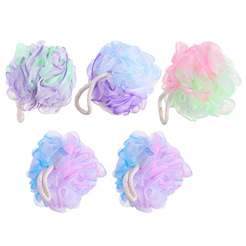 ARTIBETTER 5 PeÃ§as de Esponja de Banho Esponja Esponja de Corpo EsfregÃ£o Esfoliante Malha Esponjas