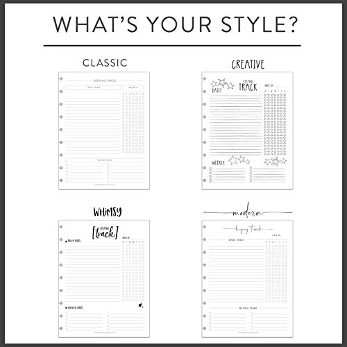 image for Natalie Rebecca Design BetterNote 2023 Monthly Calendar Refill Fits Di