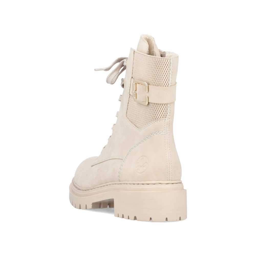 Rieker Damen Schnürstiefeletten 72631, Frauen Stiefeletten