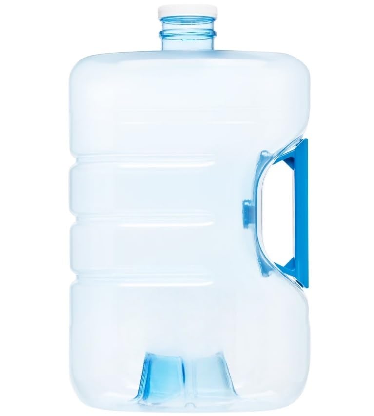 3 Gallon Stackable Water Jug BPA Free Refillable Water Bottle Durable Reusable Plastic Water Container for Home Office Water Dispenser Use