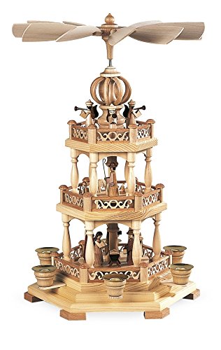 Histoire Sainte de Pyramide Rudolphs Schatzkiste en bois 30x27x44cm