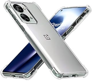 Cresee for OnePlus Nord 2T 5G Case (2022) Crystal Clear Cover Bumper with Reinforced Corners Slim Fit Anti-Scratch Shockproof Flexible TPU Phone Case for Nord 2T, Transparent