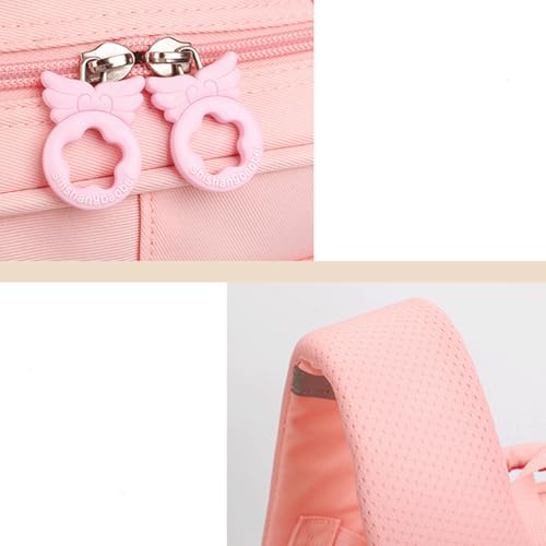 Capybara Backpack with Wheels Large Capacity Kawaii Wheeled Kapibara Bags with Multiple Compartments Daily Use Gifts(Dark Purple) 6