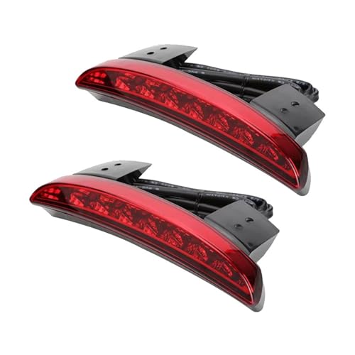 Feu arrière LED rouge puissant pour garde-boue de moto Sportster XL8 et Dyna
