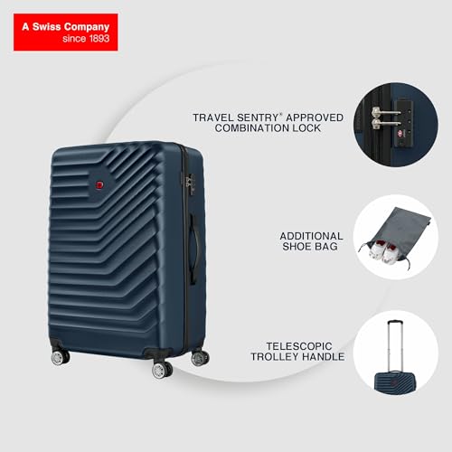 Image of WENGER, Trayn Plus, Carry-On Hardside Suitcase, Swiss Designed