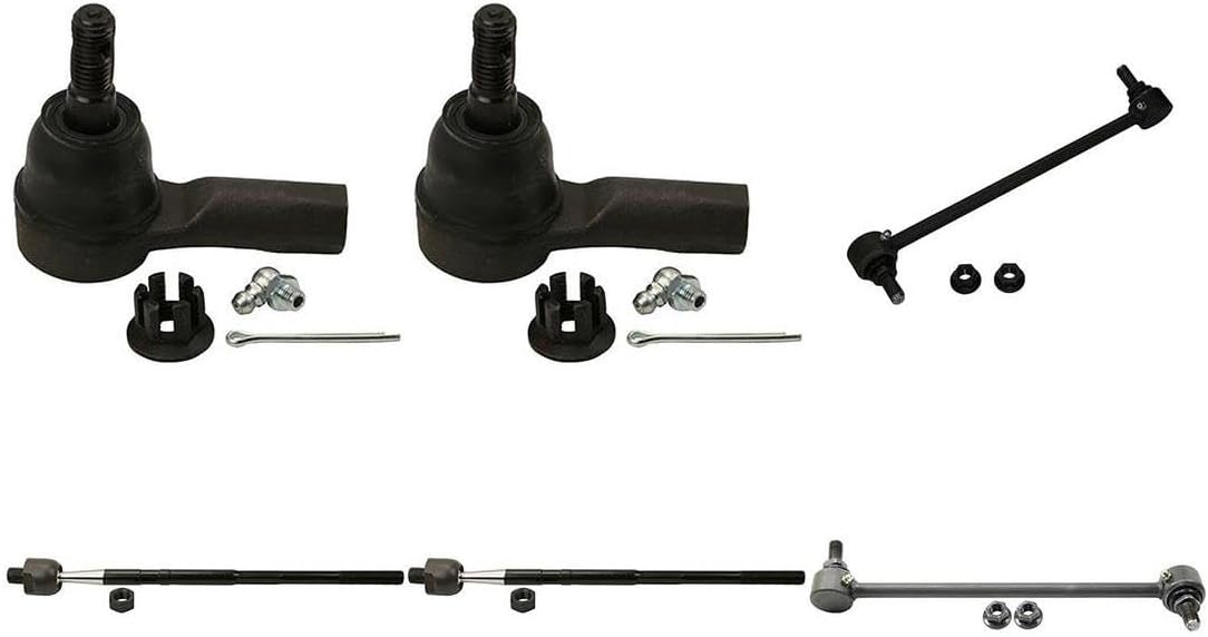 6Pcs Inner and Outer Tie Rods & Front Stabilizer Sway Bar Link for Chevrolet Trax 2019 2018 2017 2016 2015 for Chevy Trax 2019 2018 2017 2016 2015