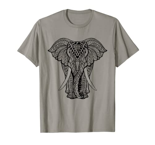 Mandala éléphant art T-Shirt