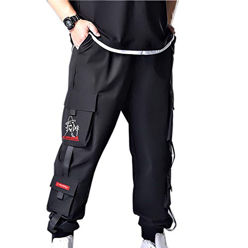 XYXIONGMAO Cargo Pants Joggers for Men Streetwear Hip Hop Pants Loose Sports Casual Trousers Youth Multi-Pocket Overalls