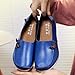 Mocasines y mocasines planos de cuero para mujer Imagen de Mocasines y mocasines planos de cuero para mujer