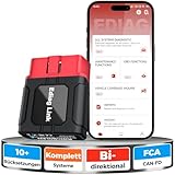 KINGBOLEN Ediag Link OBD2 Diagnosegerät für Alle Fahrzeuge, Vollsystem Bidirektional Diagnosegerät Auto, Kompatibel Mit iOS Und Android, über 10 Reset Funktionen, Abgasuntersuchung, Reparaturanleitung