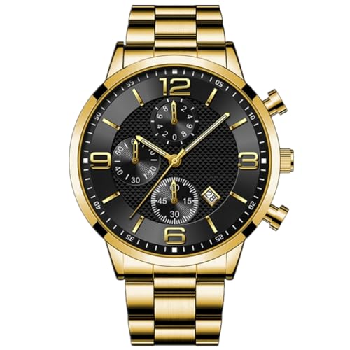 Orologio da uomo in acciaio inossidabile alla moda, personalità, quadrante