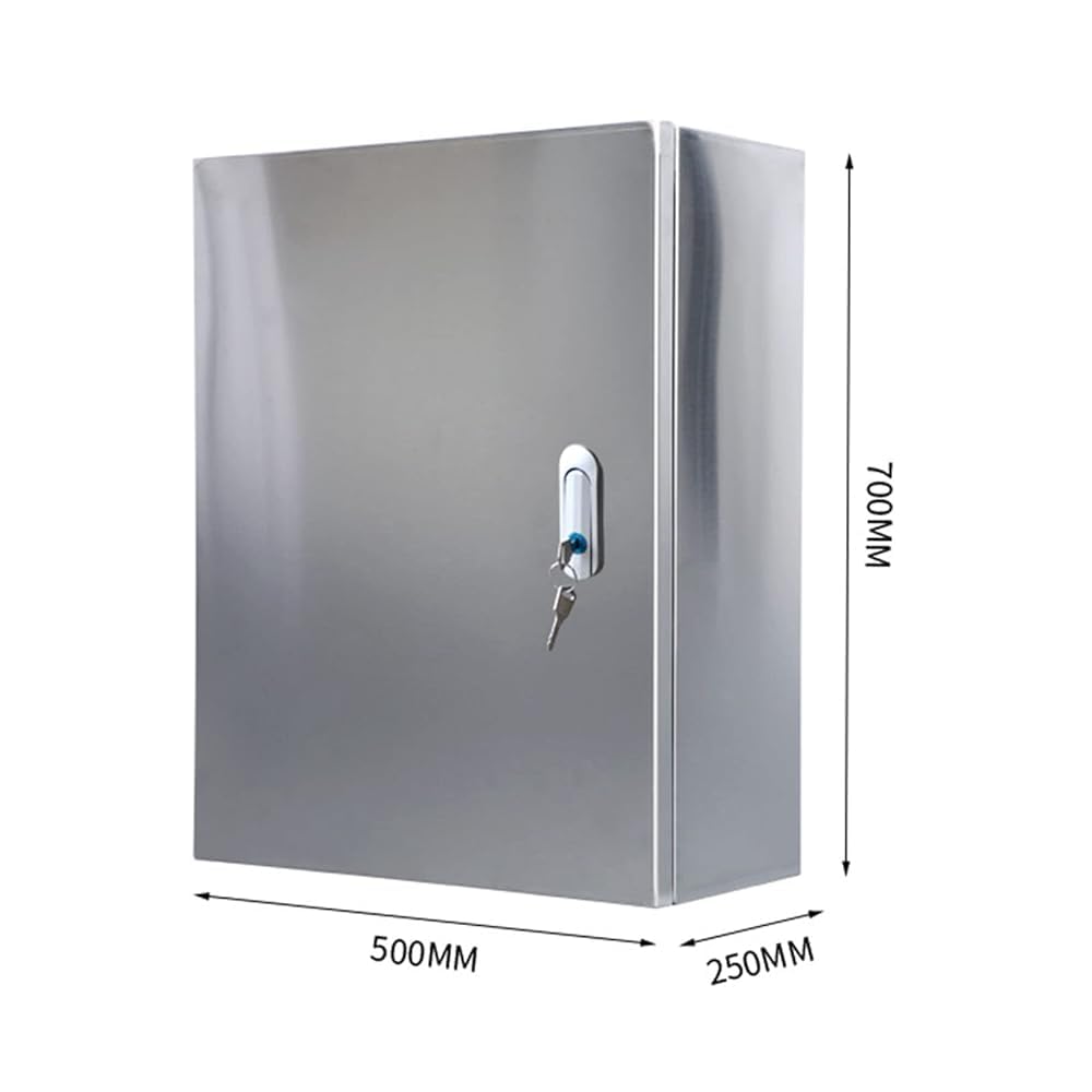 Wetterfester Elektrischer Anschlusskasten Aus Metall, Gehäuse Aus Edelstahl 304 Für Solar-Pv-Combiner, Stromverteilungs- Und Pool-Steuerkasten, Farbe: 400 X 300 X 250 Mm, Farbe: 700 X 500 X 250 Mm