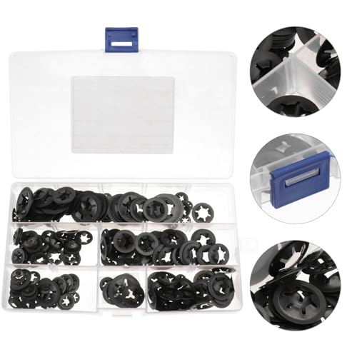 Rondelles Acier Manganèse Gasket Fixation Fleur Raccords Boîte 280 Pcs - 4